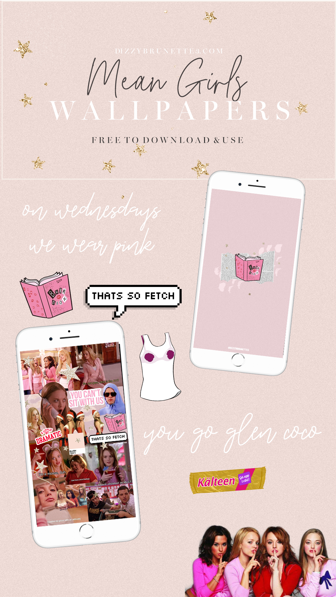 Free Mean Girls Wallpapers for Mean Girls Day - Corrie Bromfield