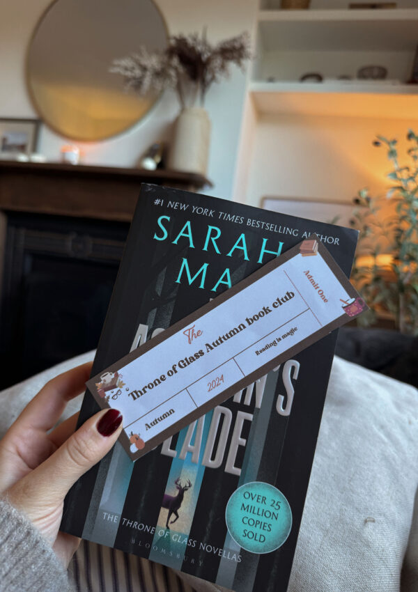 Free Throne of Glass Autumn Book Club Bookmark